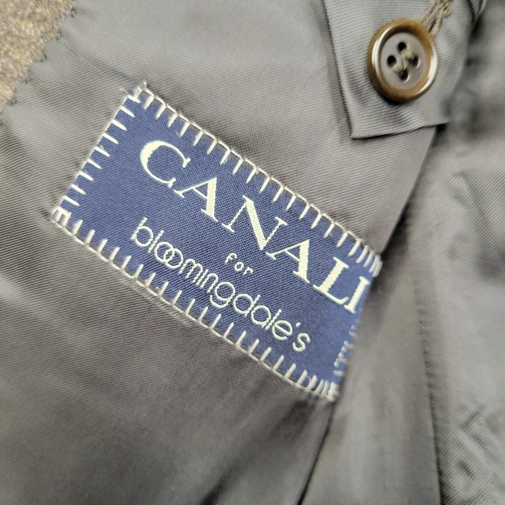 Canali Sport Coat Men 52 Long 52L Suit Jacket‎ Blazer Bloomingdales Drop 7 US 42